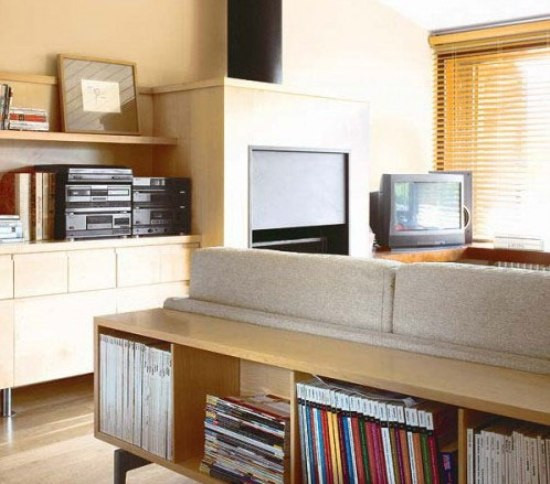 客厅与书房欢聚一堂 摆脱小户型装修窘境 客厅与书房欢聚一堂 摆脱小户型装修窘境