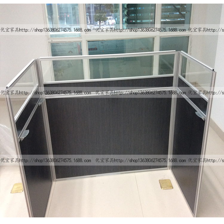 办公家具厂 4人位职员桌 员工卡位 屏风工作位简约现代