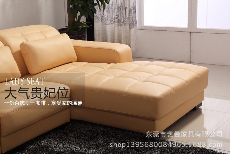 sofa 厂家直销头层牛皮大小户型个性功能组合真皮家具YM-GL-008